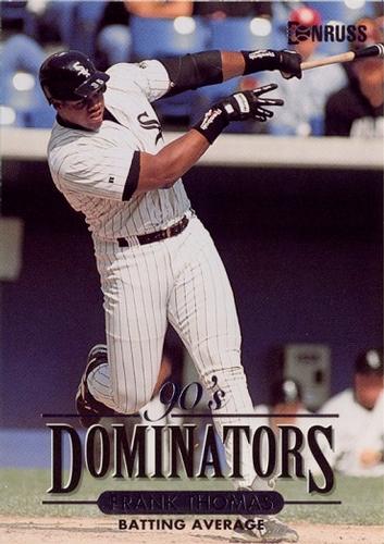 1994 Donruss - 90's Dominators: Batting Average Jumbo #2 Frank Thomas Front