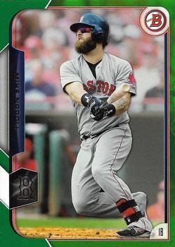 2015 Bowman - Green #117 Mike Napoli Front
