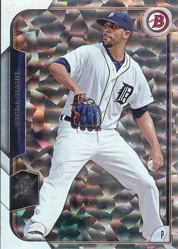 2015 Bowman - Silver Ice #107 David Price Front