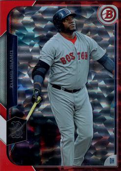 2015 Bowman - Red Ice #76 David Ortiz Front
