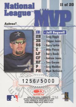 1998 Leaf Rookies & Stars - Leaf MVPs #11 Jeff Bagwell Back