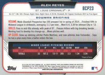 2015 Bowman - Chrome Prospects #BCP23 Alex Reyes Back