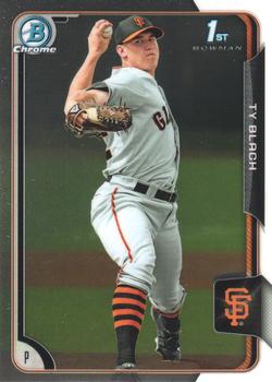 2015 Bowman - Chrome Prospects #BCP24 Ty Blach Front