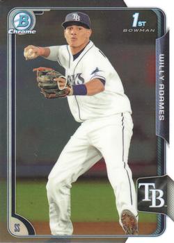 2015 Bowman - Chrome Prospects #BCP61 Willy Adames Front