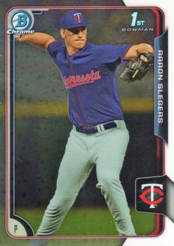 2015 Bowman - Chrome Prospects #BCP105 Aaron Slegers Front