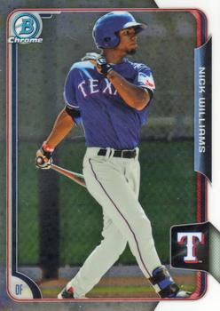 2015 Bowman - Chrome Prospects #BCP107 Nick Williams Front