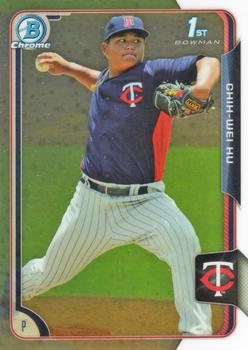 2015 Bowman - Chrome Prospects #BCP112 Chih-Wei Hu Front