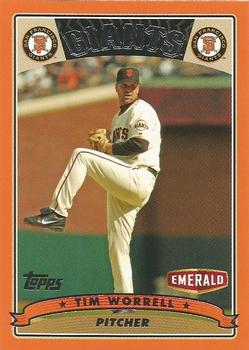 2006 Topps Emerald Nuts San Francisco Giants #26 Tim Worrell Front