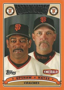 2006 Topps Emerald Nuts San Francisco Giants #30 Willie Upshaw / Bill Hayes Front