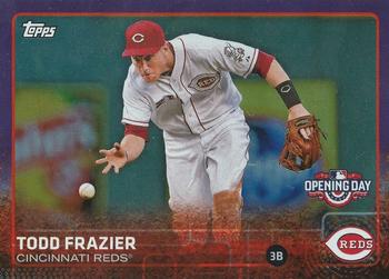 2015 Topps Opening Day - Purple #3 Todd Frazier Front