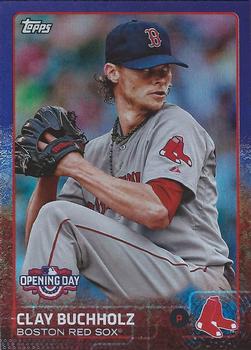 2015 Topps Opening Day - Purple #36 Clay Buchholz Front