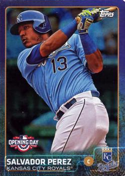 2015 Topps Opening Day - Purple #57 Salvador Perez Front