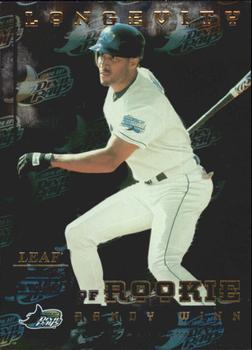 1998 Leaf Rookies & Stars - Longevity #305 Randy Winn Front
