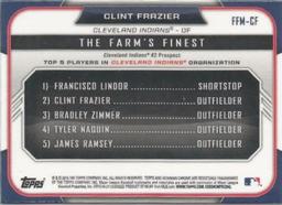 2015 Bowman - The Farm's Finest Minis #FFM-CF Clint Frazier Back