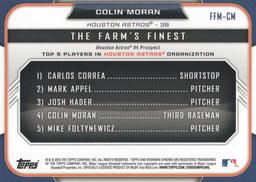 2015 Bowman - The Farm's Finest Minis #FFM-CM Colin Moran Back