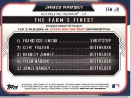2015 Bowman - The Farm's Finest Minis #FFM-JR James Ramsey Back