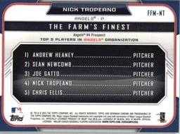 2015 Bowman - The Farm's Finest Minis #FFM-NT Nick Tropeano Back
