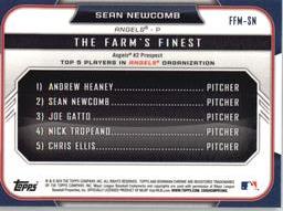 2015 Bowman - The Farm's Finest Minis #FFM-SN Sean Newcomb Back
