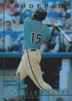 1998 Leaf Rookies & Stars - Longevity Holographic #128 Cliff Floyd Front