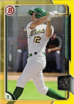 2015 Bowman - Prospects Yellow #BP110 Chad Pinder Front