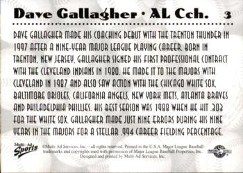 1997 Multi-Ad AA All-Stars #3 Dave Gallagher Back