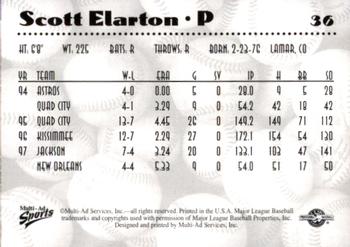 1997 Multi-Ad AA All-Stars #36 Scott Elarton Back