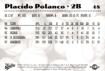 1997 Multi-Ad AA All-Stars #48 Placido Polanco Back