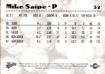 1997 Multi-Ad AA All-Stars #52 Mike Saipe Back