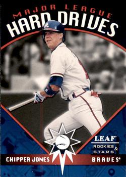 1998 Leaf Rookies & Stars - Major League Hard Drives #9 Chipper Jones Front