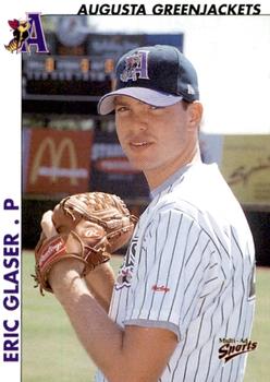 2000 Multi-Ad Augusta GreenJackets #7 Eric Glaser Front