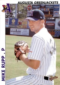 2000 Multi-Ad Augusta GreenJackets #16 Mike Rupp Front