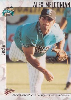 2000 Multi-Ad Brevard County Manatees #14 Alex Melconian Front