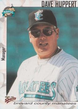 2000 Multi-Ad Brevard County Manatees #26 Dave Huppert Front