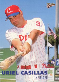 2000 Multi-Ad Clearwater Phillies #NNO Uriel Casillas Front