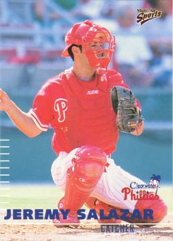 2000 Multi-Ad Clearwater Phillies #NNO Jeremy Salazar Front