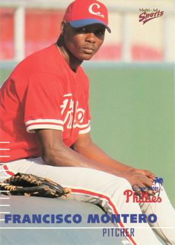 2000 Multi-Ad Clearwater Phillies #NNO Francisco Montero Front
