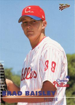 2000 Multi-Ad Clearwater Phillies #NNO Brad Baisley Front