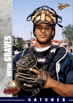 2000 Multi-Ad Erie SeaWolves #NNO9 Bryan Graves Front