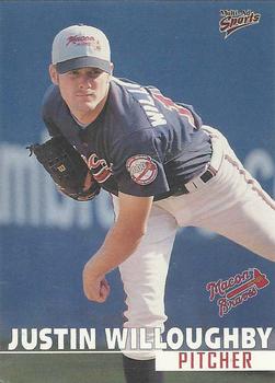 2000 Multi-Ad Macon Braves #NNO Justin Willoughby Front