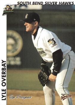 2000 Multi-Ad Midwest League Top Prospects (Numbered) #25 Lyle Overbay Front