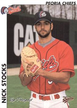 2000 Multi-Ad Midwest League Top Prospects (Numbered) #21 Nick Stocks Front