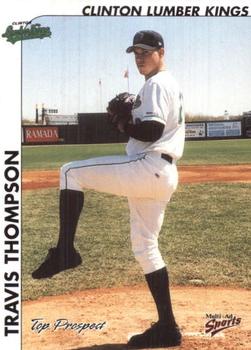 2000 Multi-Ad Midwest League Top Prospects (Numbered) #9 Travis Thompson Front