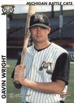 2000 Multi-Ad Midwest League Top Prospects (Numbered) #19 Gavin Wright Front