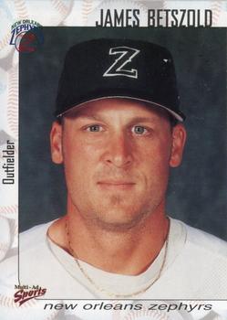 2000 Multi-Ad New Orleans Zephyrs #1 James Betszold Front