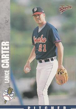 2000 Multi-Ad Omaha Golden Spikes #7 Lance Carter Front