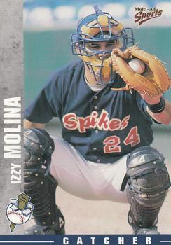 2000 Multi-Ad Omaha Golden Spikes #12 Izzy Molina Front