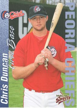 2000 Multi-Ad Peoria Chiefs #NNO Chris Duncan Front