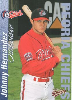 2000 Multi-Ad Peoria Chiefs #NNO Johnny Hernandez Front