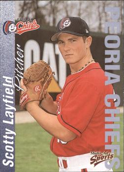 2000 Multi-Ad Peoria Chiefs #NNO Scotty Layfield Front