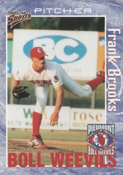 2000 Multi-Ad Piedmont Boll Weevils #24 Frank Brooks Front